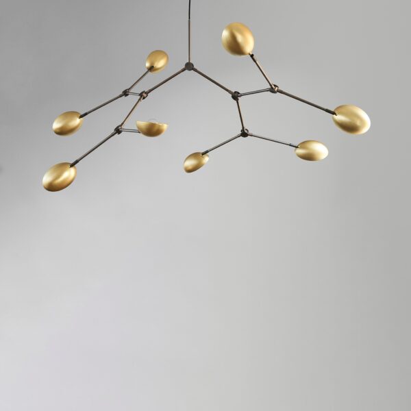 Drop Chandelier - Brass (5m) - Oxidized