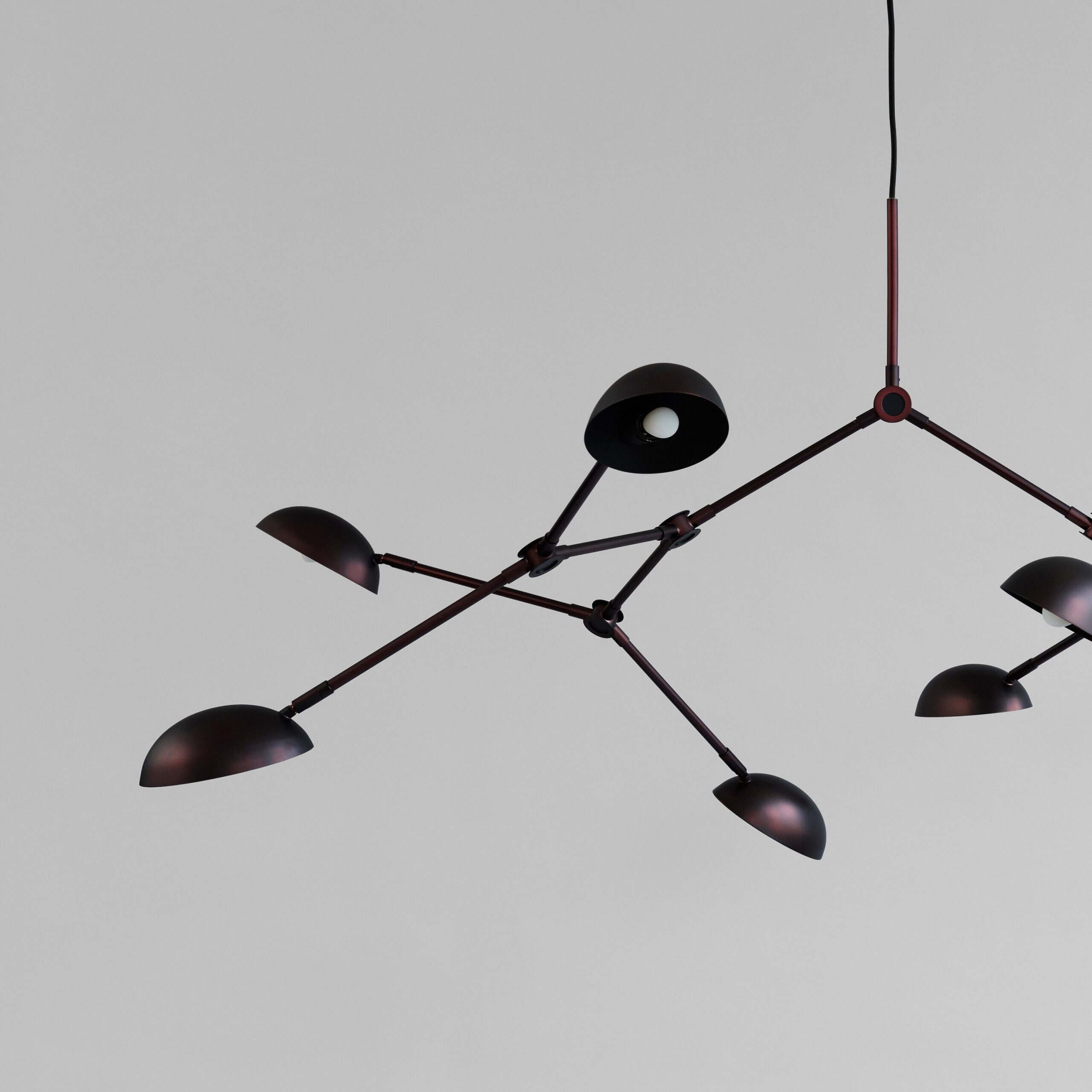 Drop Chandelier - Burned Black (5m) - Oxidized 1 Drop Chandelier - Burned Black (5m) - Oxidized