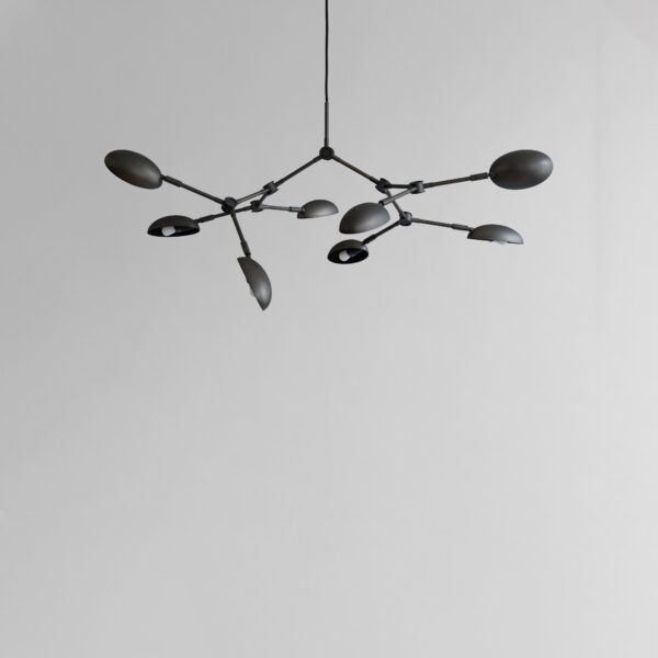 Drop Chandelier, Mini - Bronze (5m) - Burned Black