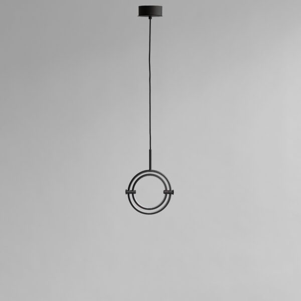 Maru Pendant, Ø20 - Burned Black - Chrome