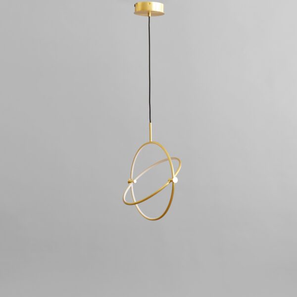 Maru Pendant, Ø40 - Brass - Chrome