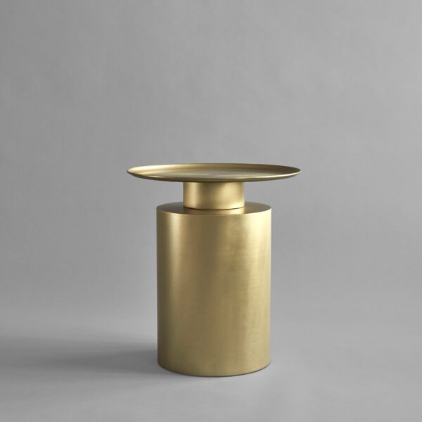 Pillar Table, Tall - Brass - Brass