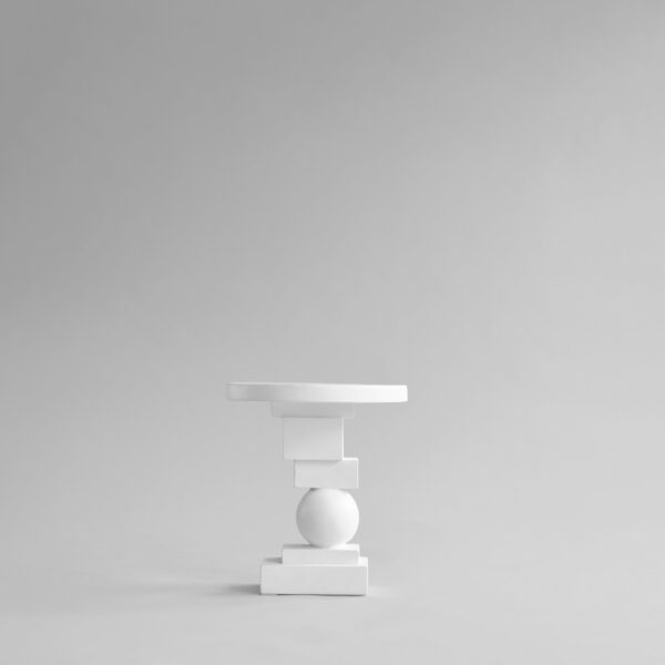 Artist Side Table - Bone White - Bone White