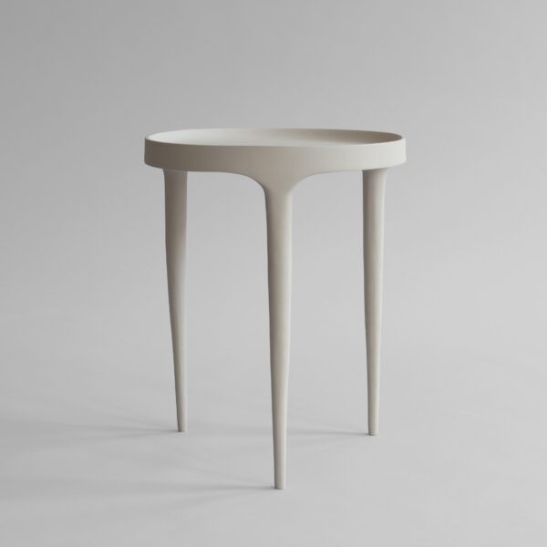 Phantom Table, Tall - Birch - Chrome