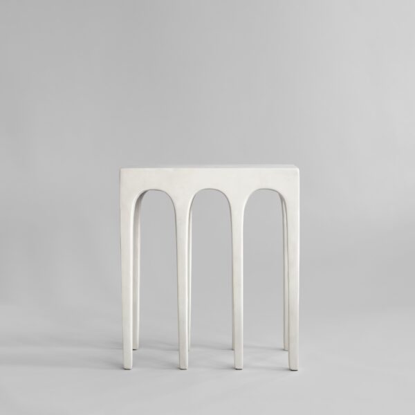 Bow Console - Birch - Coffee