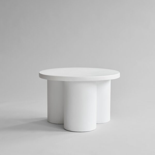 Big Foot Table, Low - Bone White - Coffee