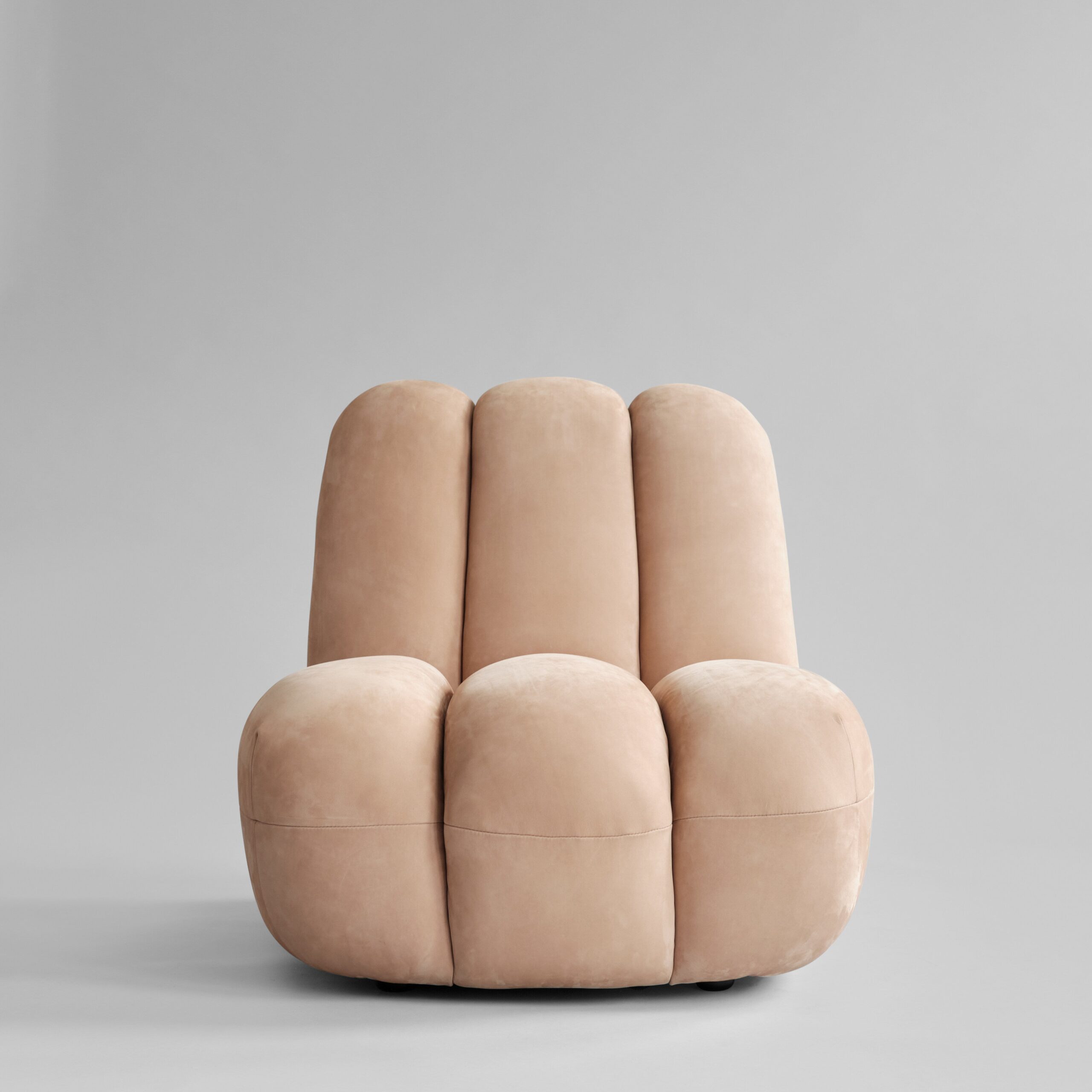 Toe Chair - Nubuck - Nude - Nubuck 1 Toe Chair - Nubuck - Nude - Nubuck
