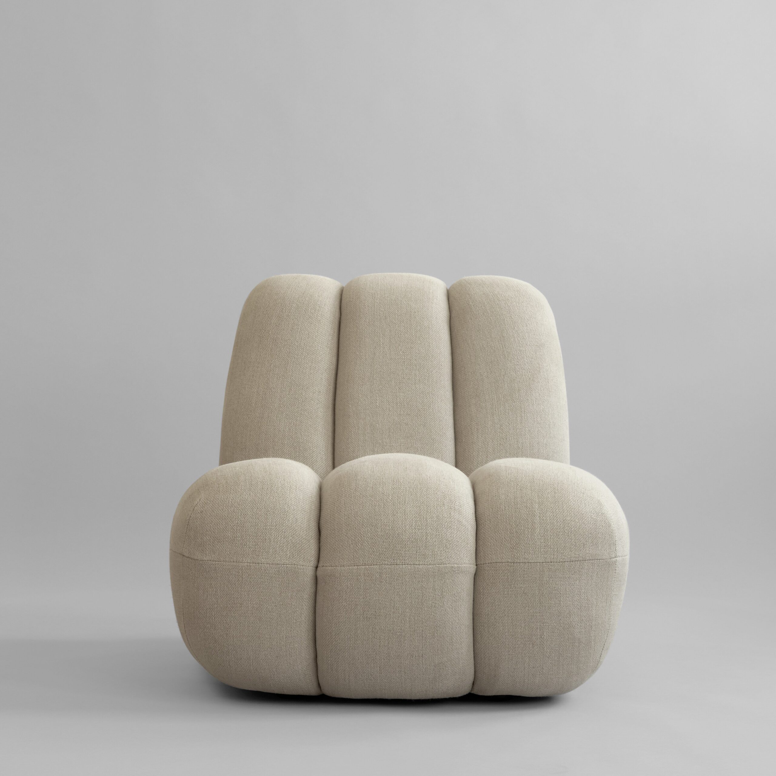 Toe Chair - Linen - Nude - Nubuck 1 Toe Chair - Linen - Nude - Nubuck