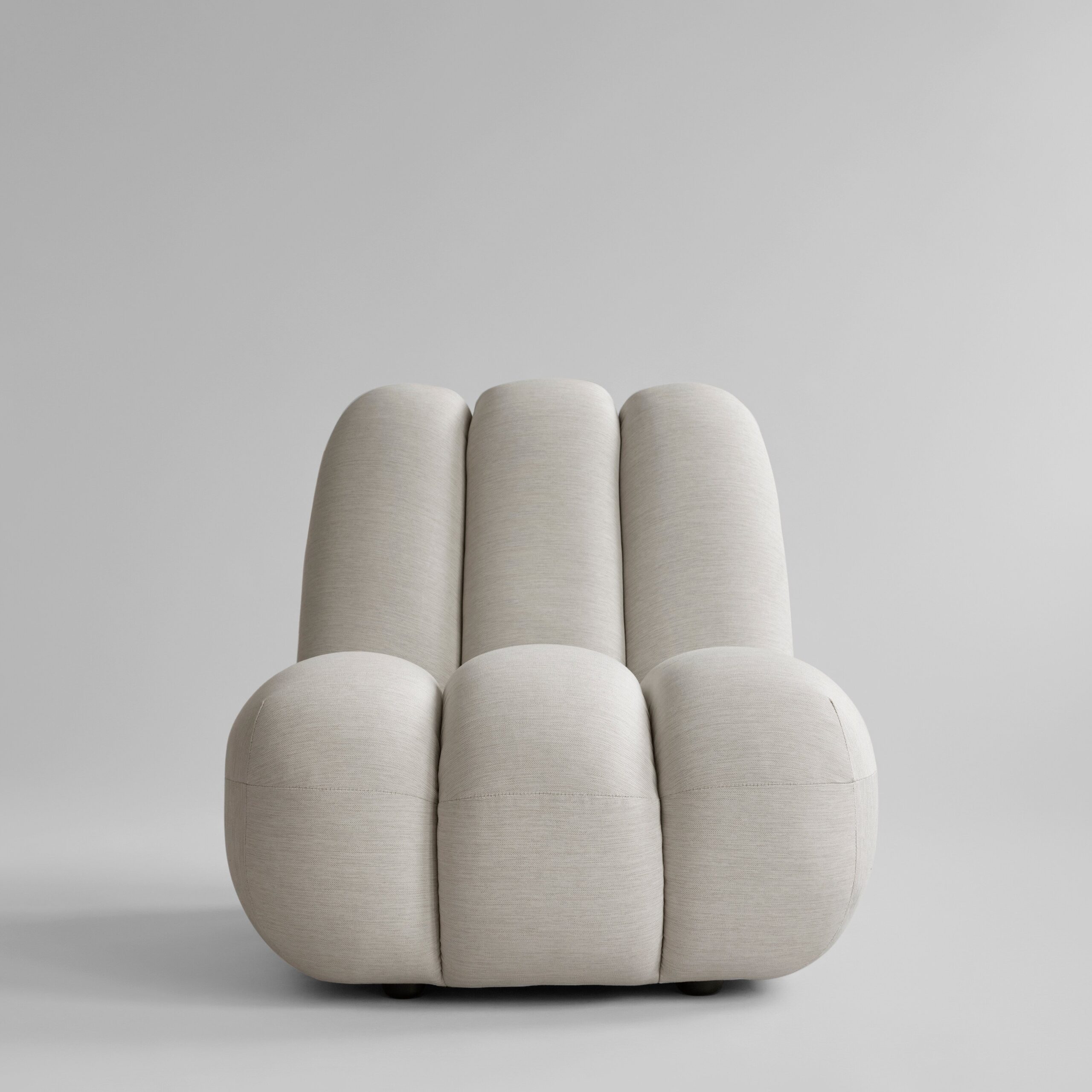 Toe Chair - Warm Ash - Nude - Nubuck 1 Toe Chair - Warm Ash - Nude - Nubuck