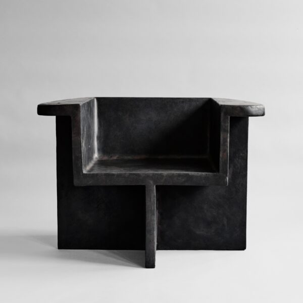 Brutus Lounge Chair - Coffee - Coffee Black Oak