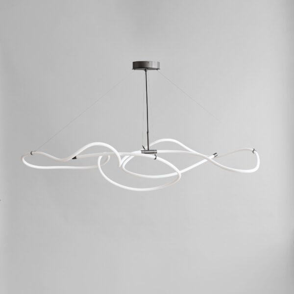 Ghost Chandelier, Big - Burned Black (5m) - Neon