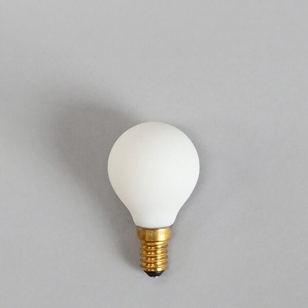 Porcelain I - LED Bulb - E14 - 240V - Matt Porcelain