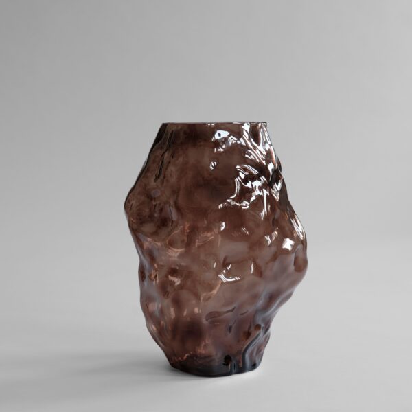 Katachi Vase, Big - Smoked Forest - High Glaze Birch