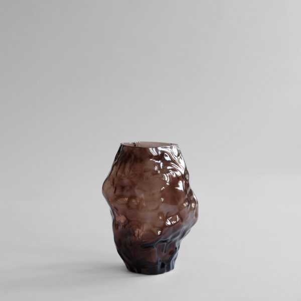 Katachi Vase, Medio - Smoked Forest - High Glaze Birch