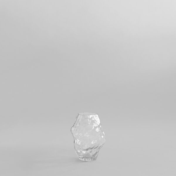Katachi Vase, Mini - Clear - High Glaze Birch