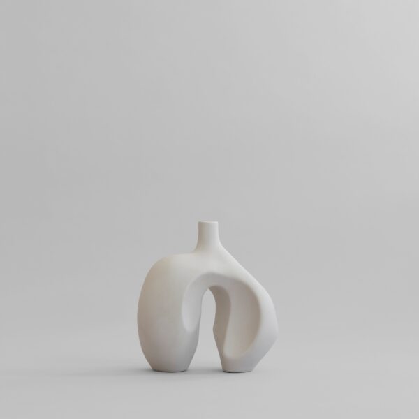 Ni Vase, Mini - Birch - Coffee