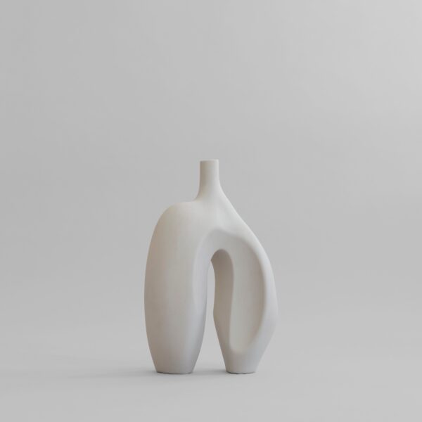 Ni Vase, Medio - Birch - Coffee