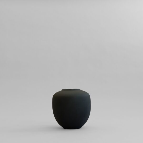 Sunao Vase, Medio - Black - Birch