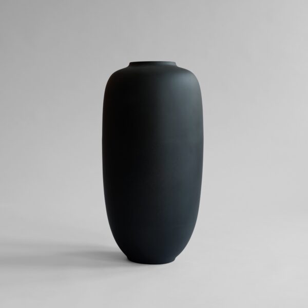 Sunao Vase Slim, Hexa - Black - Birch