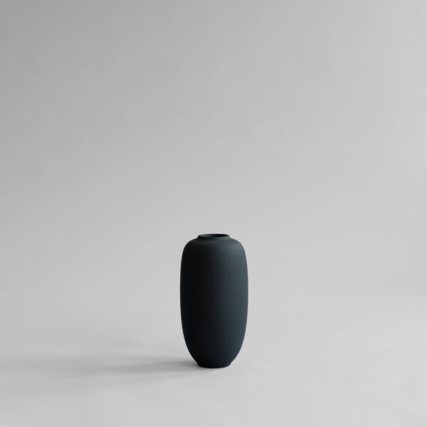 Sunao Vase Slim, Mini - Black - Birch