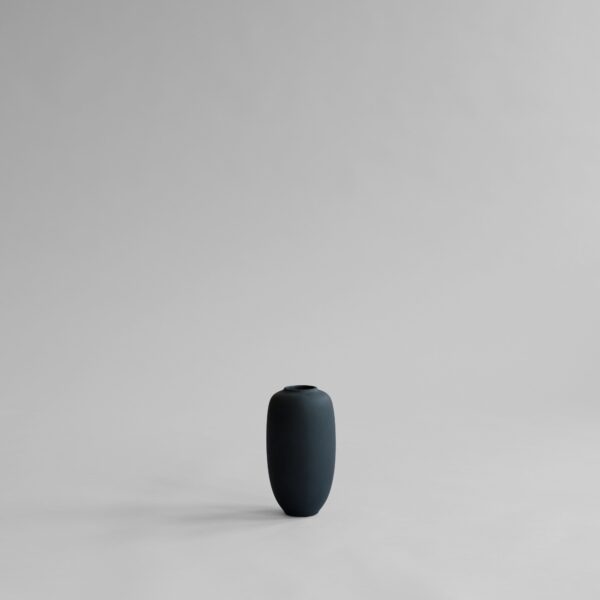 Sunao Vase Slim, Petit - Black - Birch