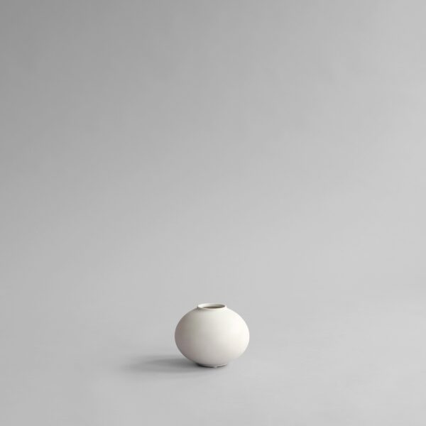 Sunao Vase Fat, Petit - Birch - Birch