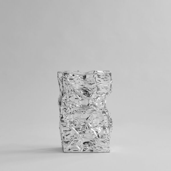 Kami Vase, Big - Chrome - Chrome