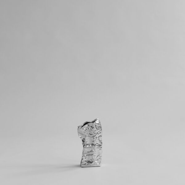 Kami Vase, Mini - Chrome - Chrome