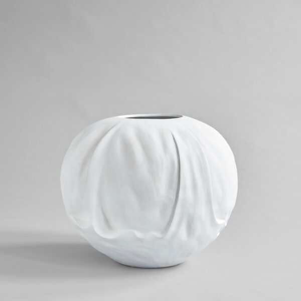 Orimono Vase, Big - Bone White - Bone White