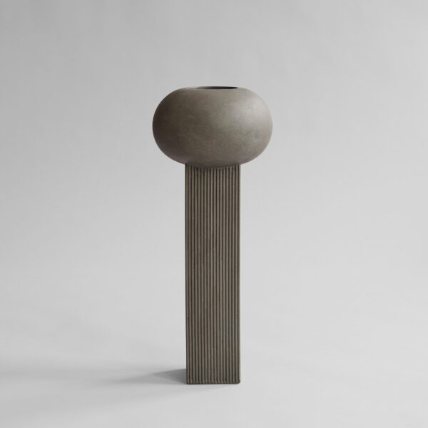 Empire Vase, Big - Dark Grey - Sand
