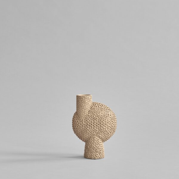 Sphere Vase Bubl Shisen, Medio - Sand - Black