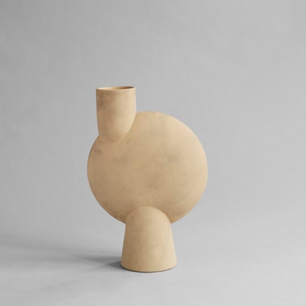 Sphere Vase Bubl, Big - Sand - Dark Grey