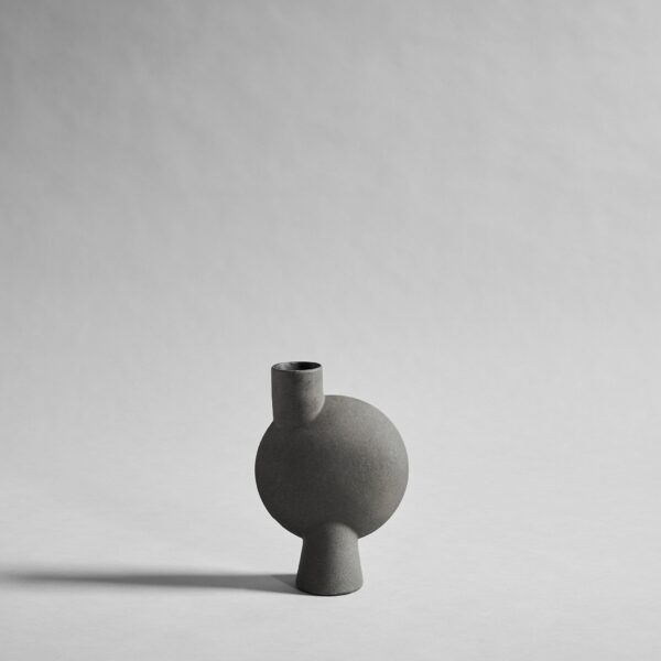 Sphere Vase Bubl, Medio - Dark Grey - Black