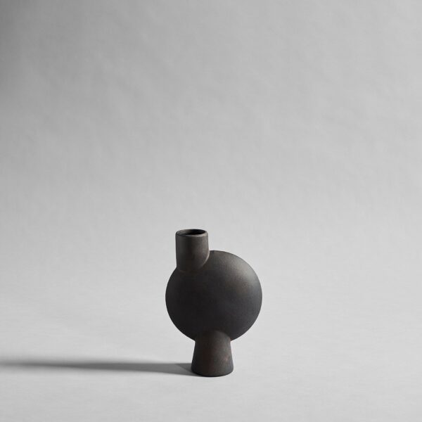 Sphere Vase Bubl, Medio - Coffee - Black