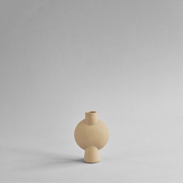 Sphere Vase Bubl, Mini - Sand - Bone White