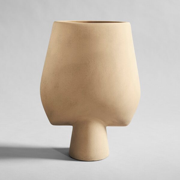 Sphere Vase Square, Hexa - Sand - Sand