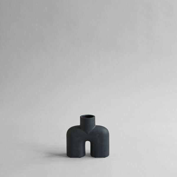 Cobra Vase Uno, Mini - Black - Black