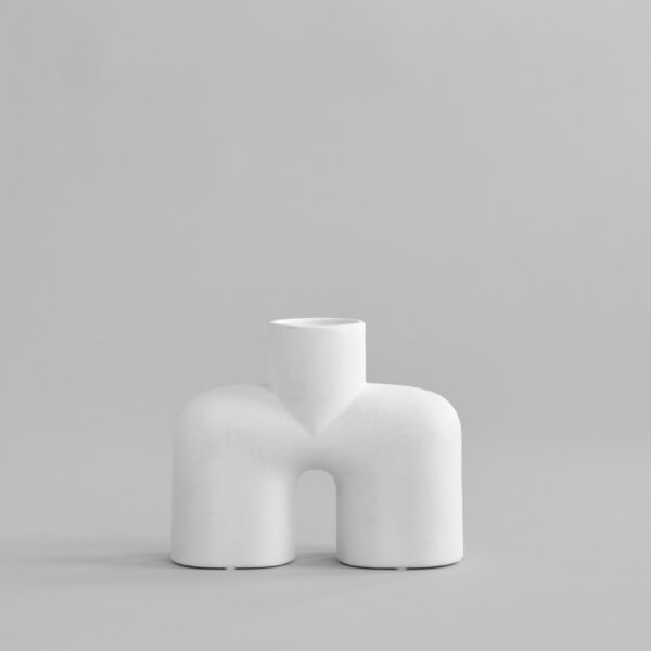 Cobra Vase Uno, Medio - Bone White - Bone White