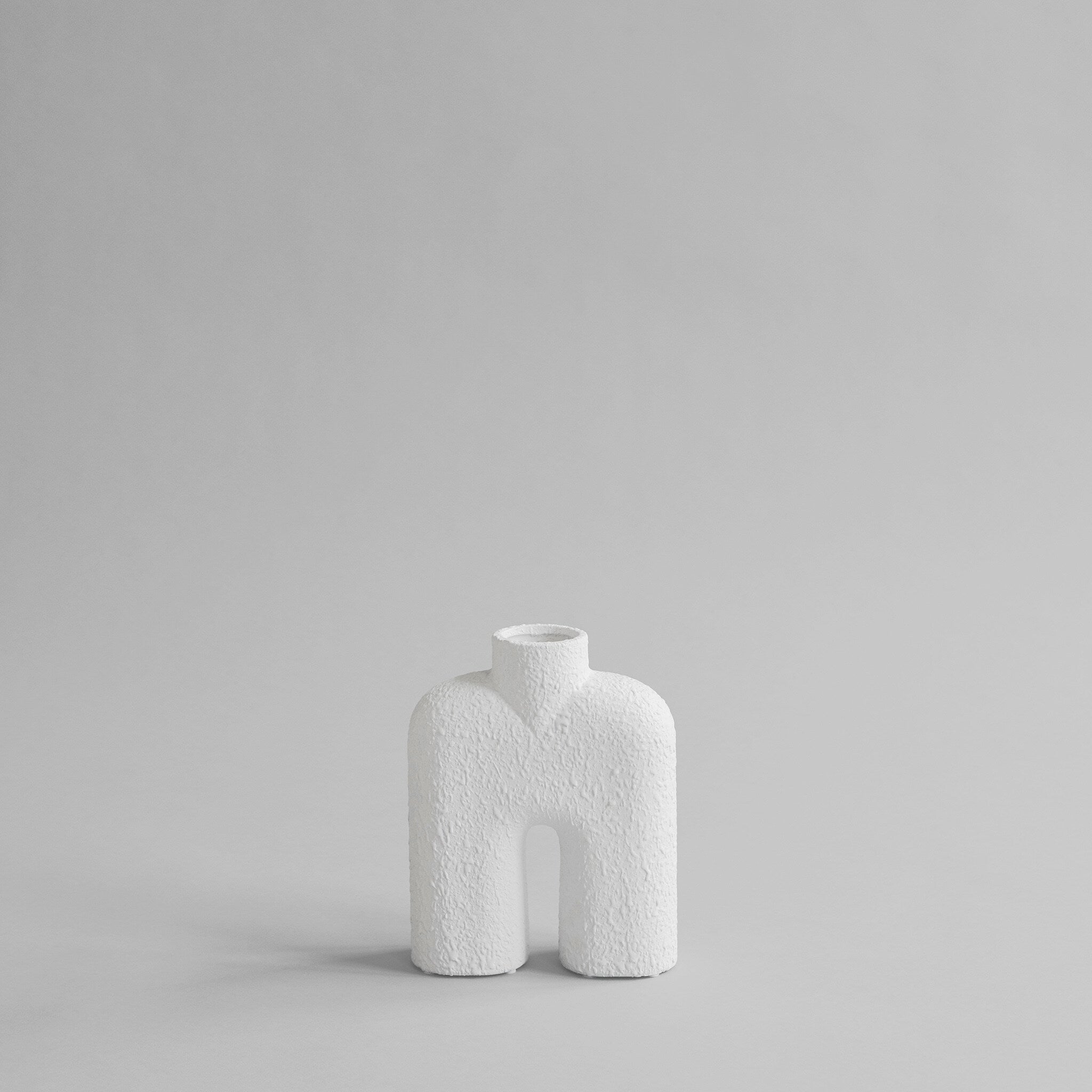 Cobra Vase Tall, Mini - Bubble White - Bone White 1 Cobra Vase Tall, Mini - Bubble White - Bone White
