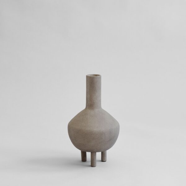 Duck Vase, Fat - Taupe - Taupe