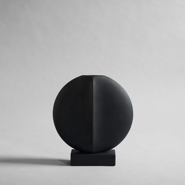 Guggenheim Vase, Mini - Black - Dark Grey