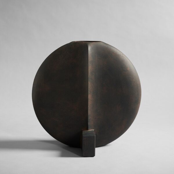 Guggenheim Vase, Big - Coffee - Dark Grey