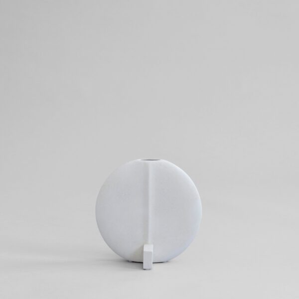 Guggenheim Vase, Petit - Bone White - Bone White