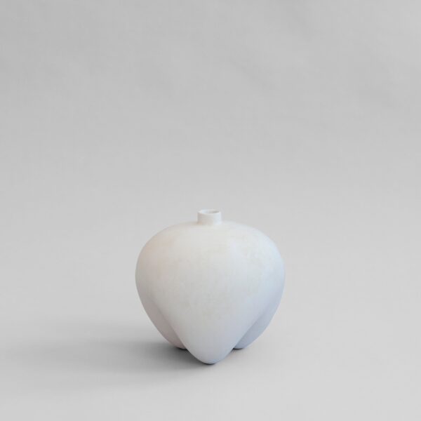 Sumo Vase, Horns - Bone White - Bone White
