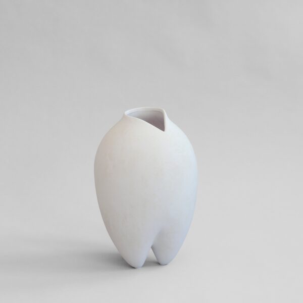 Sumo Vase, Slim - Bone White - Coffee