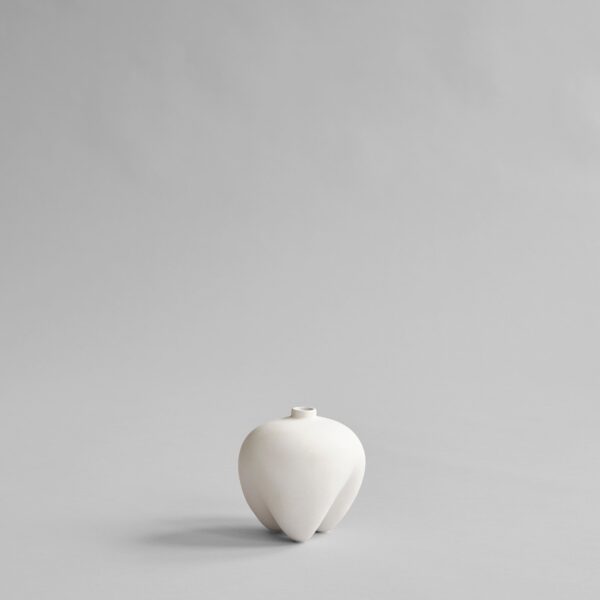 Sumo Vase, Petit - Bone White - Bone White