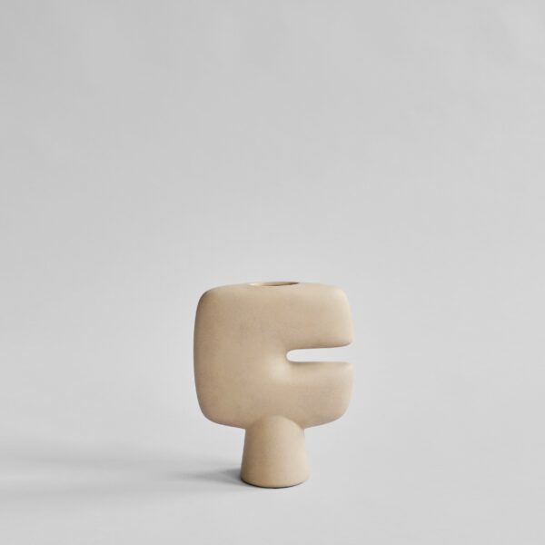 Tribal Vase, Mini - Sand - Bone White