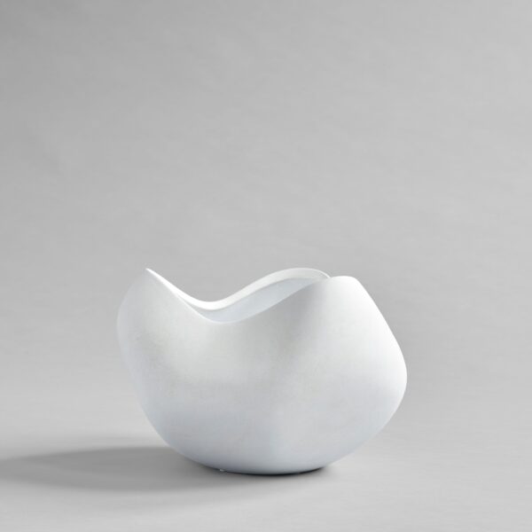 Curve Bowl, Big - Bone White - Dark Grey