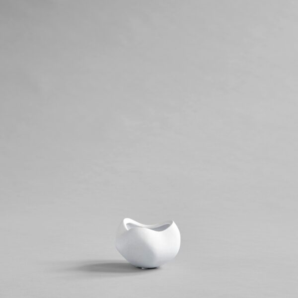 Curve Bowl, Mini - Bone White - Dark Grey