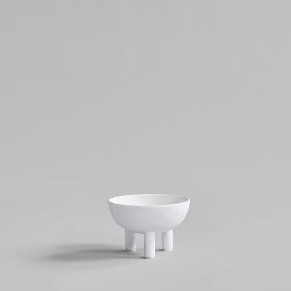 Duck Bowl, Big - Bone White - Dark Grey